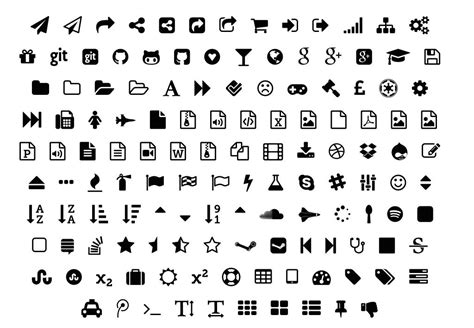 Font Awesome Icons.